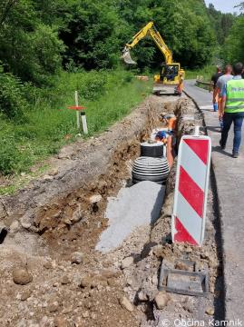 Izgradnja kanalizacije v naselju Črna pri Kamniku (1)
